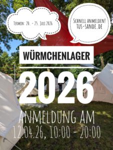 Bild der Neuigkeit Würmchenlager 2026: Anmeldung ab dem 12.04.26